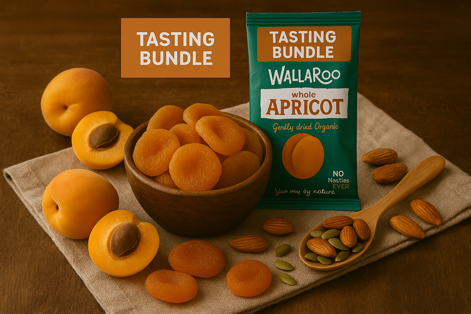 Enhanced Organic Dried Whole Apricots Tasting Bundle product image