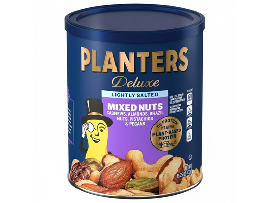 Enhanced Planters Deluxe Lightly Salted Mixed Nuts