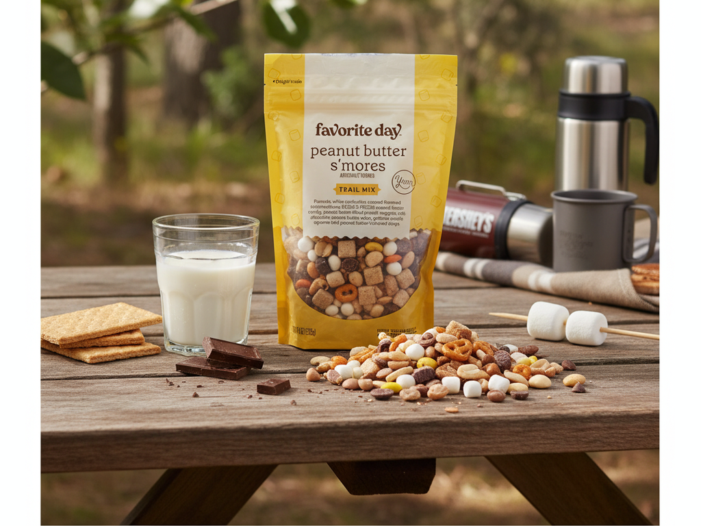 Enhanced s'mores trail mix