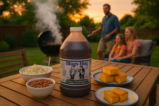 Family BBQ Scene