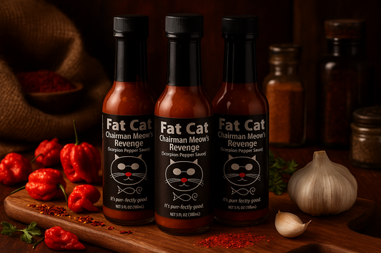 Fat Cat Chairman Meow's Revenge 3-Pack in market setting
