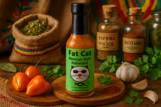 Fat Cat Mexican-Style Habanero in market setting