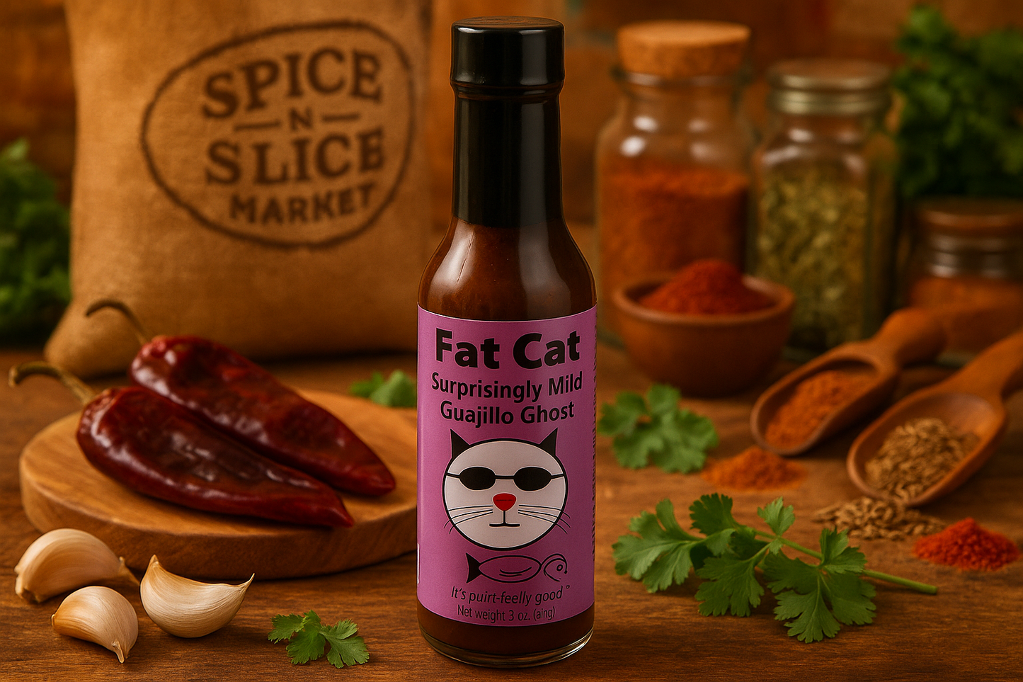 Fat Cat Surprisingly Mild in market setting