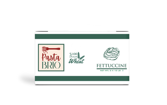 PastaBRIO Durum Wheat Pasta - FETTUCCINE - 20 lb