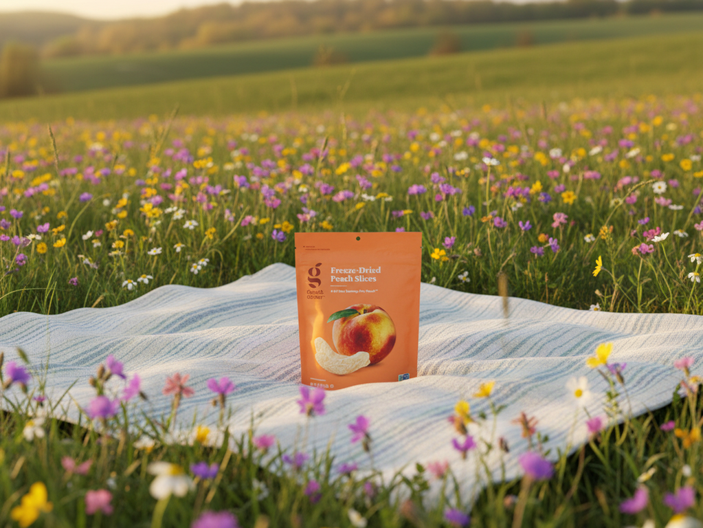 Freeze-Dried Peach Slices Wildflower Meadow