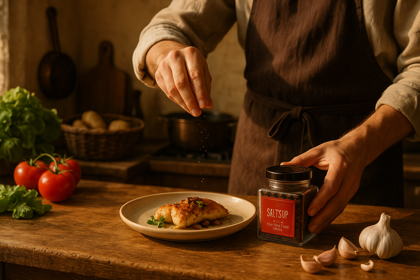 French Farmhouse Kitchen with Chef 2