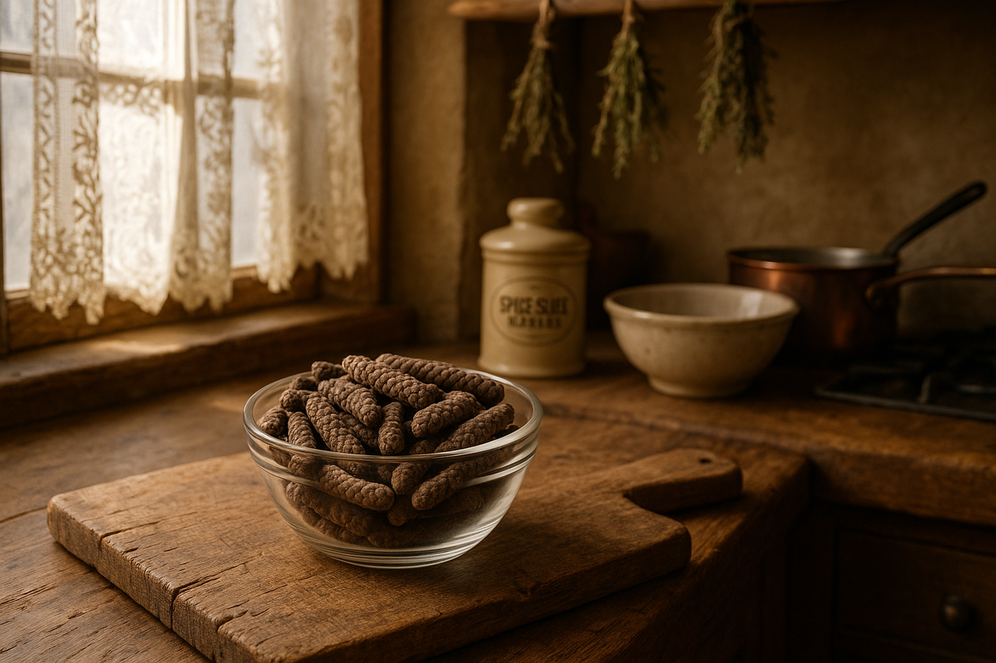 French Farmhouse Kitchen with Long Pepper