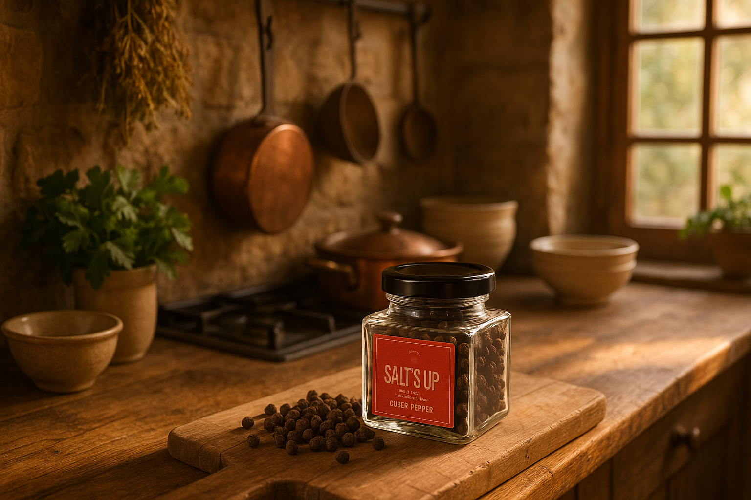 French Farmhouse SALT'S UP CUBEB PEPPER