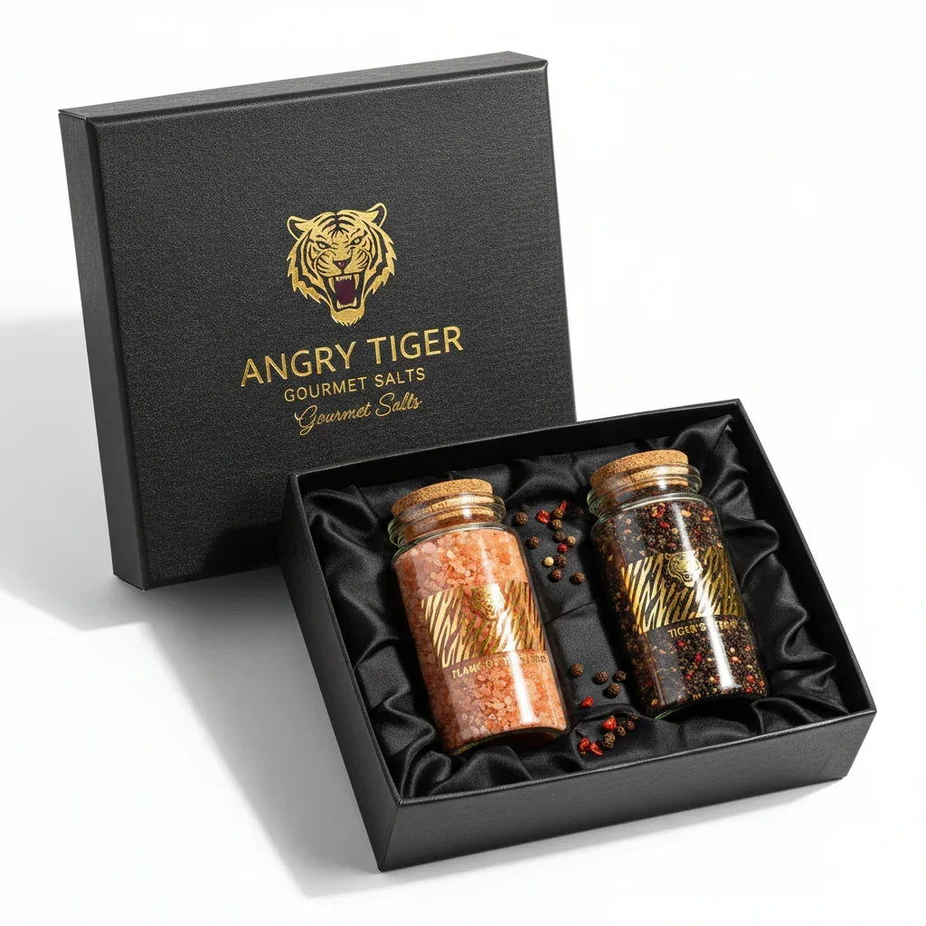 Gift Box 2 Gourmet Salt Angry Tiger