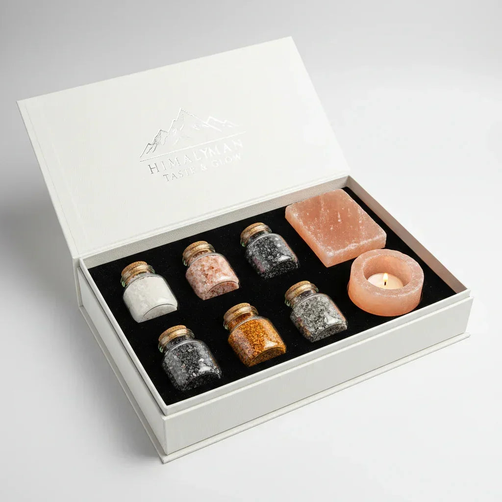 Gift Box 5 Gourmet Salt Plate Candle