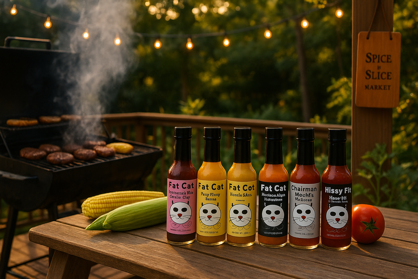 Golden Hour Backyard BBQ