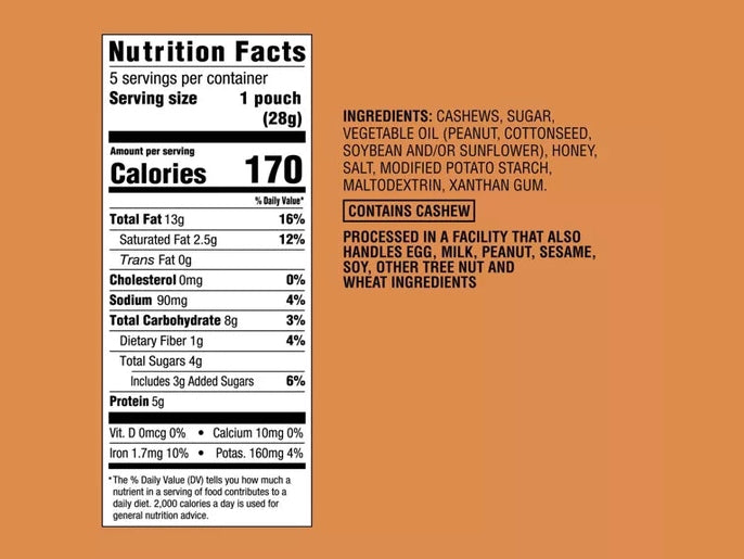 Good & Gather Honey Roasted Cashews & Milk Chocolate Cashews, 10oz/10c