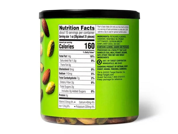 Good & Gather Pistachio Mixed Nuts, 14.5oz.