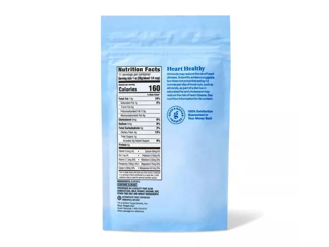 Good & Gather Raw Whole Almonds, 10.5oz.