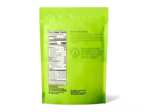 Good & Gather Premium Sea Salt Roasted Pistachio Kernels 12oz - Pure Convenience