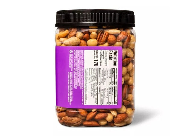 Good & Gather Unsalted Roasted Mixed Nuts, 30oz.