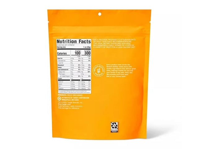 Good & Gather Freeze Dried Mango Slices, 3oz.