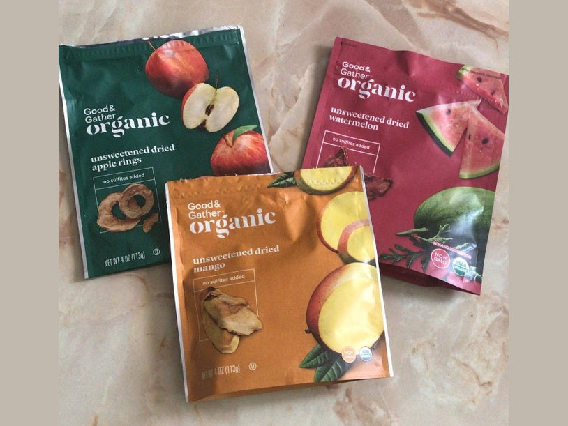 Good & Gather Organic Dried Unsweetened Apple Rings Snacks, 4oz.