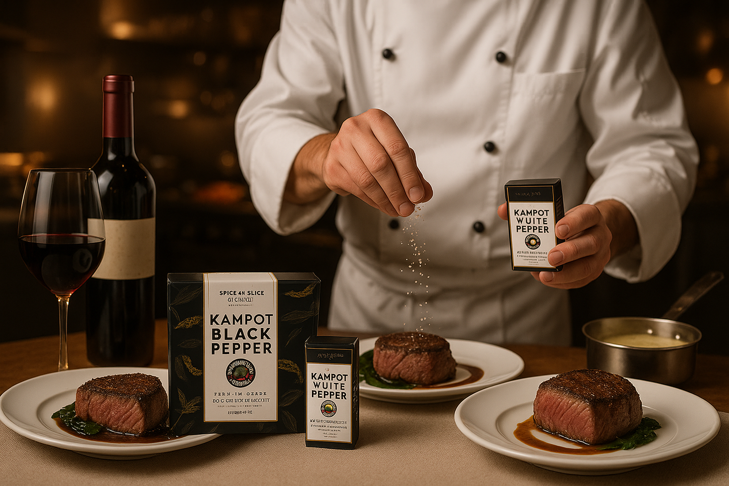 Gourmet Black Pepper Collection Fine Dining