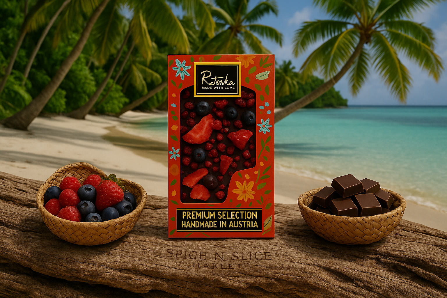 Original Product in Ultra-Natural Tropical Paradise with Extremely Subtle Branding