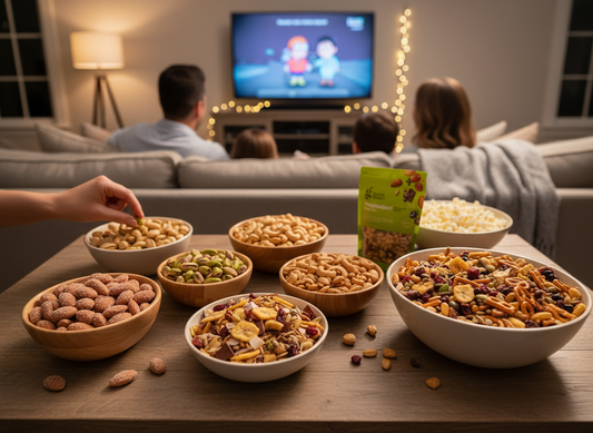 Family movie night with variety pack