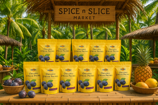 Tropical Market Sunsweet Prunes Display