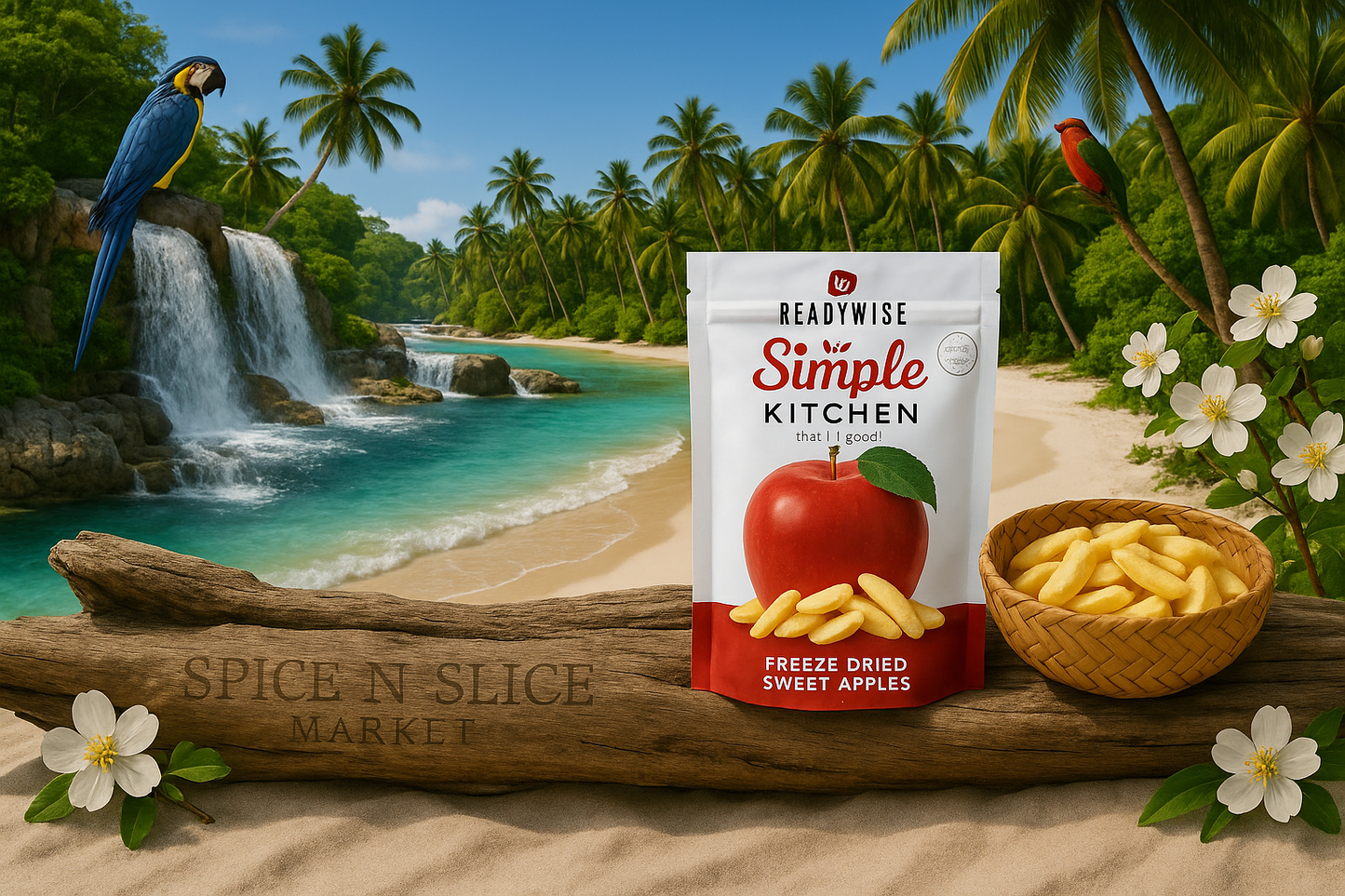 Magnificent Tropical Paradise with Original Product and Extremely Subtle Branding