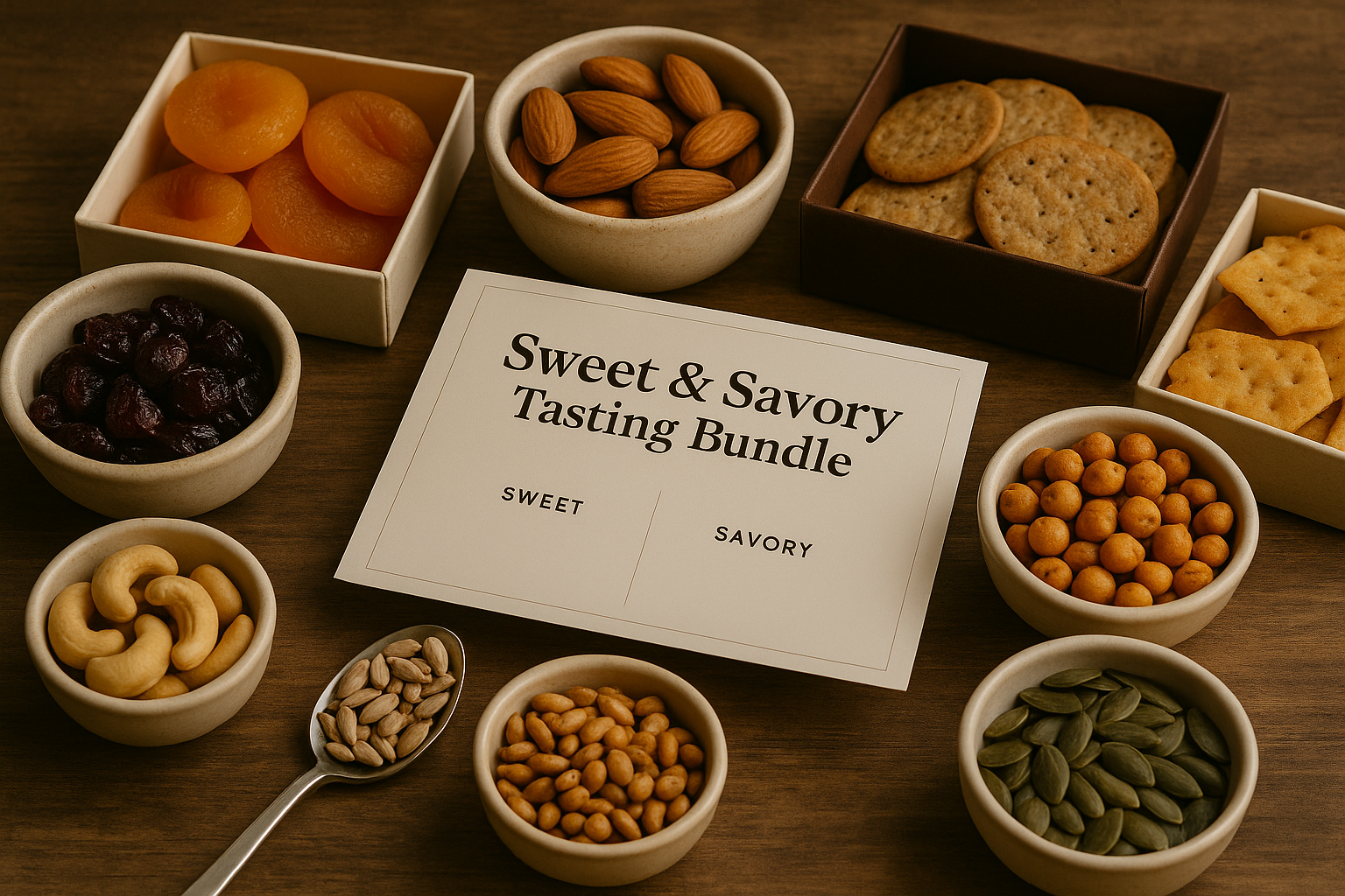 Premium Sweet & Savoury Tasting Bundle - Enhanced Product Photography