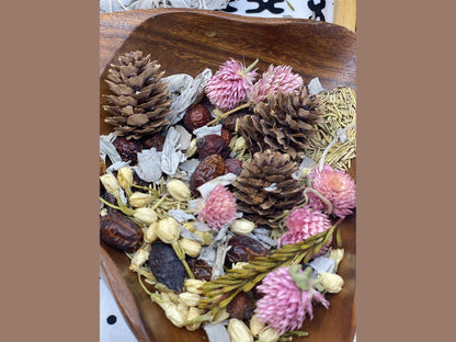 Wanderlust, Wildflower & Sage, Naturally Scented, Loose Dried Flowers,