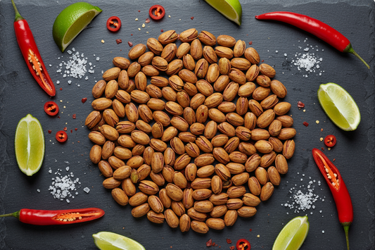 Chili Pistachios Flat Lay - Ingredient Styling