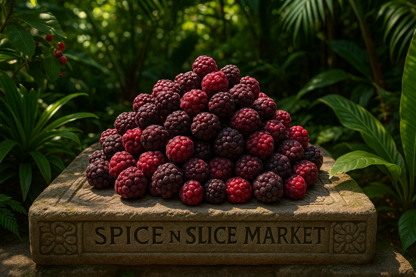 Tropical Garden Blackberries Market