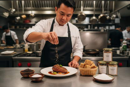 Cambodian Essentials Wholesale — Gourmet Starter Collection | Kampot Pepper, Palm Sugar & Sea Salt