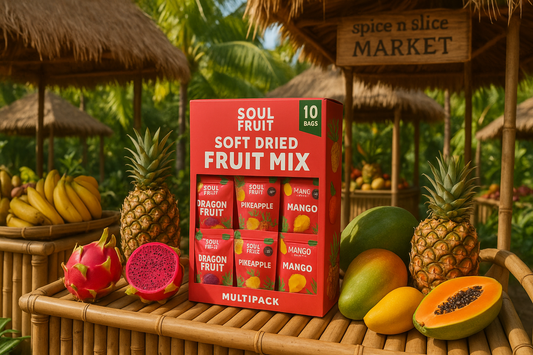 Tropical Market Soft Dried Fruit Display