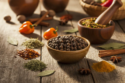 Jamaican piment with Caribbean spices