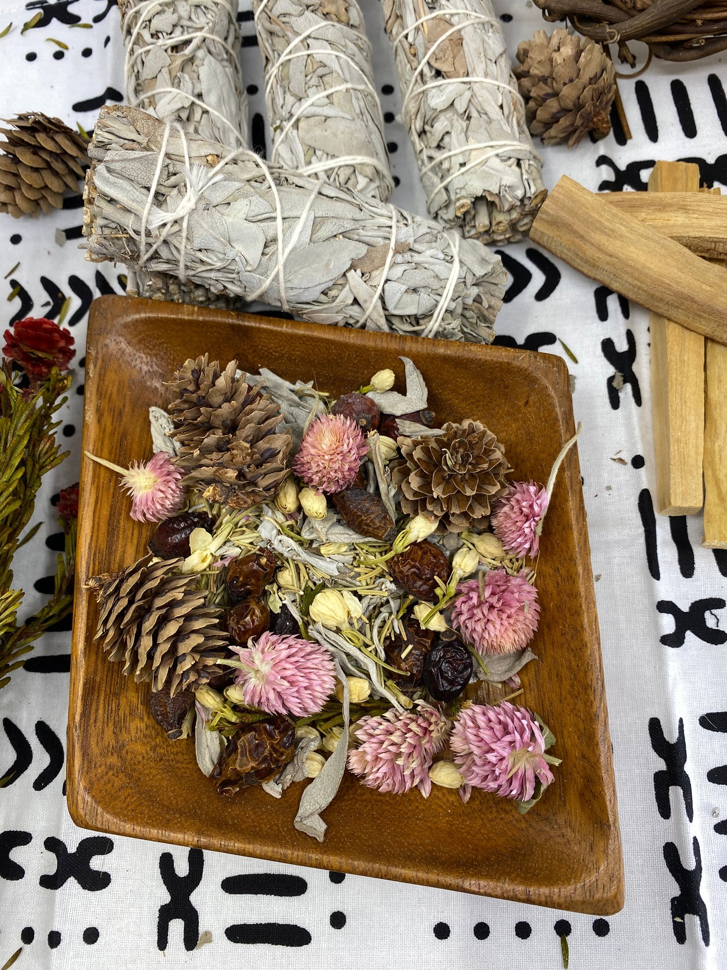 Wanderlust, Wildflower & Sage, Naturally Scented, Loose Dried Flowers,