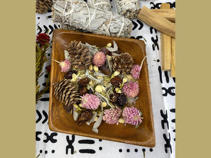 Wanderlust, Wildflower & Sage, Naturally Scented, Loose Dried Flowers,