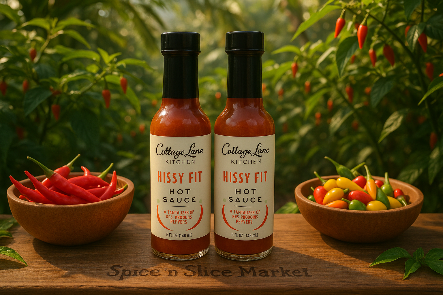 Tropical Pepper Garden with Original Product