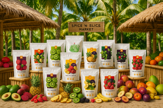 Tropical Market Snack Box Display
