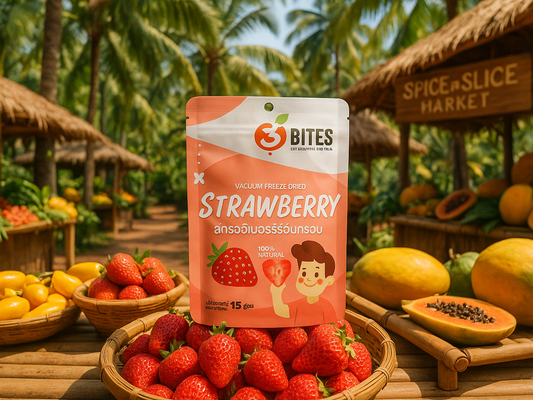 Tropical Market Organic Strawberries Display