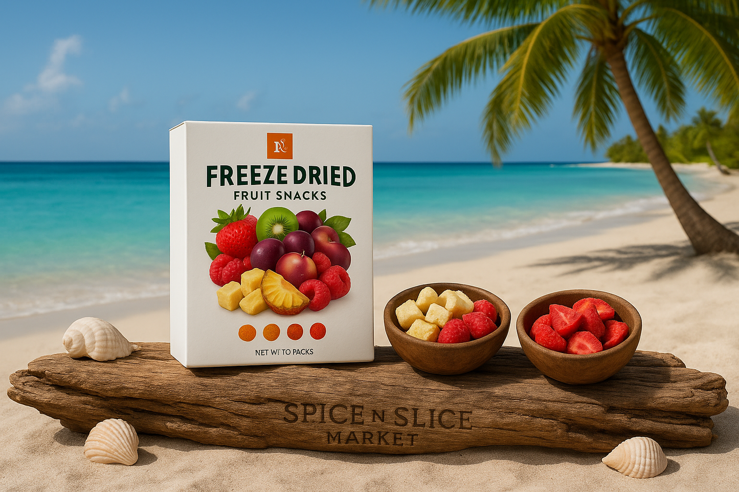 Ultra-Natural Tropical Beach Paradise with Very Discreet Branding