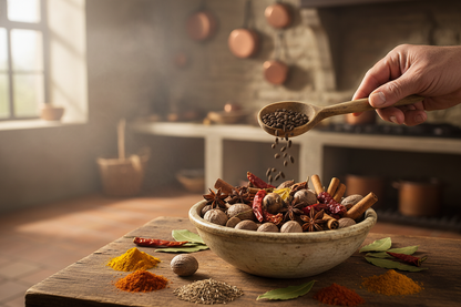 Hand with Voatsiperifery pepper