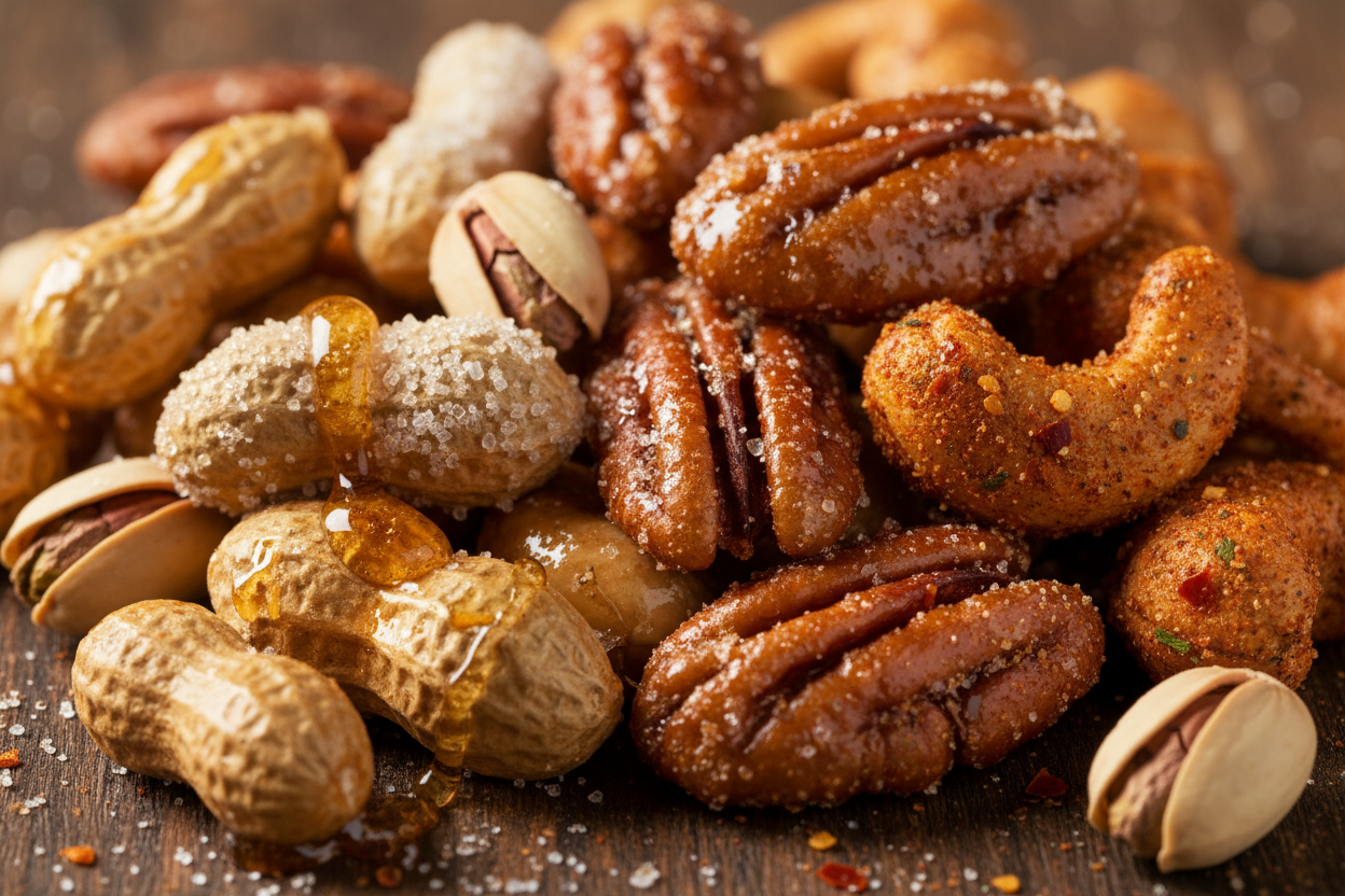 Sweet & Spicy Nut Quartet Bundle | Gourmet Gift Set | Free Shipping $50+