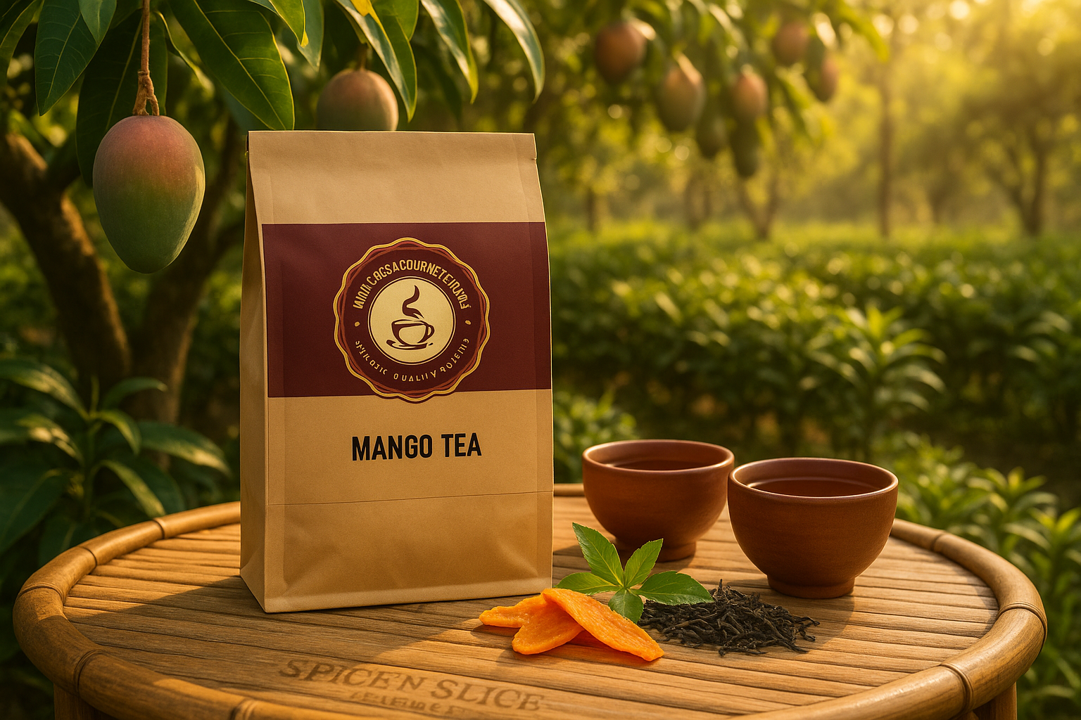 Tropical Tea Garden with Original Product