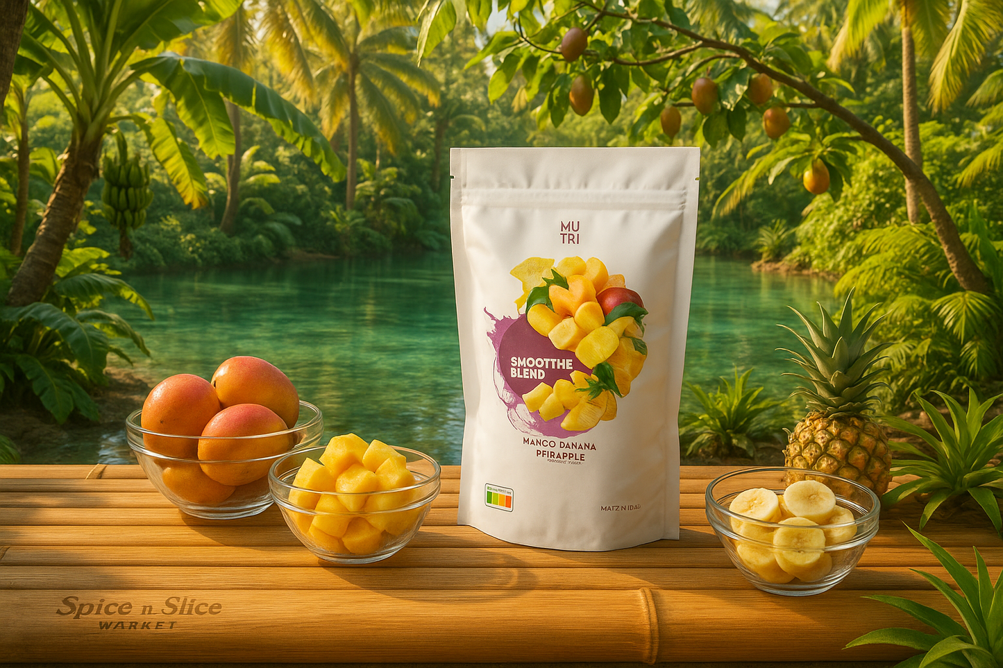 Beautiful Natural Tropical Paradise with Original Product