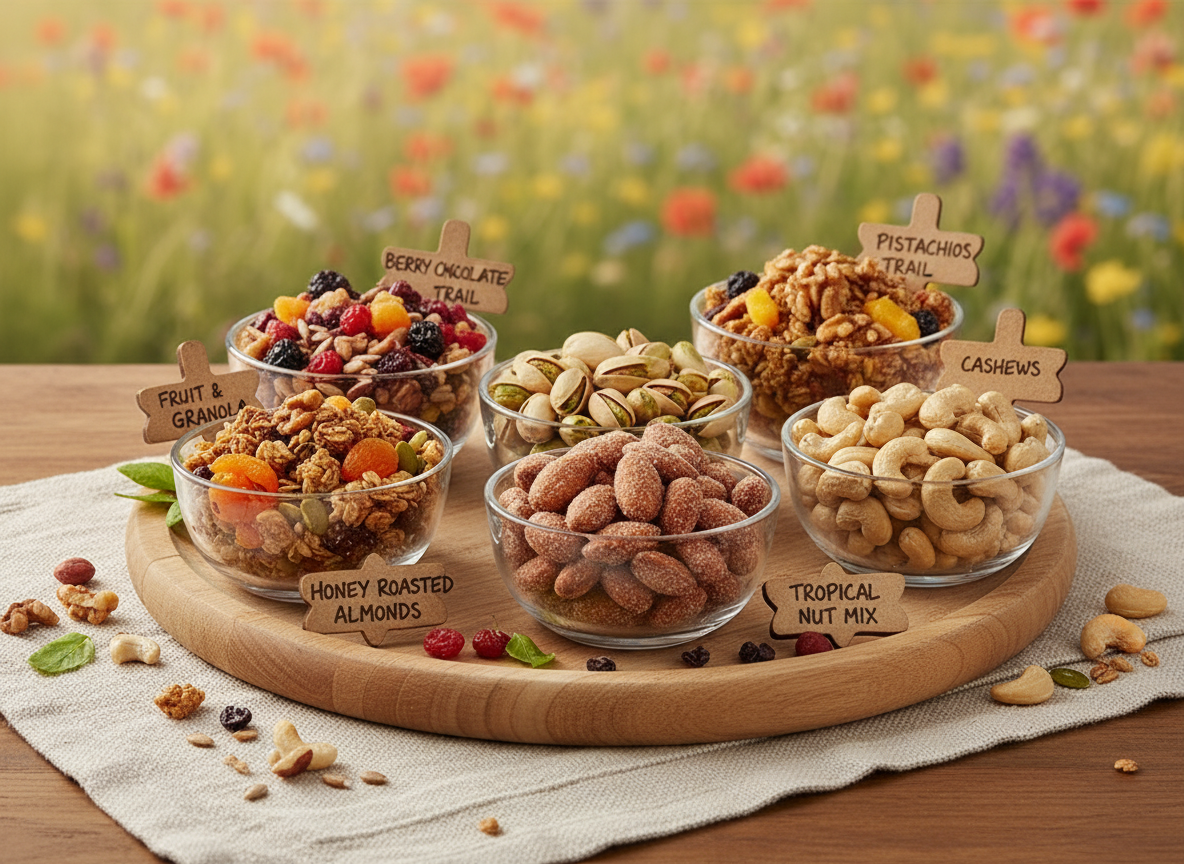 Gift presentation of premium nuts