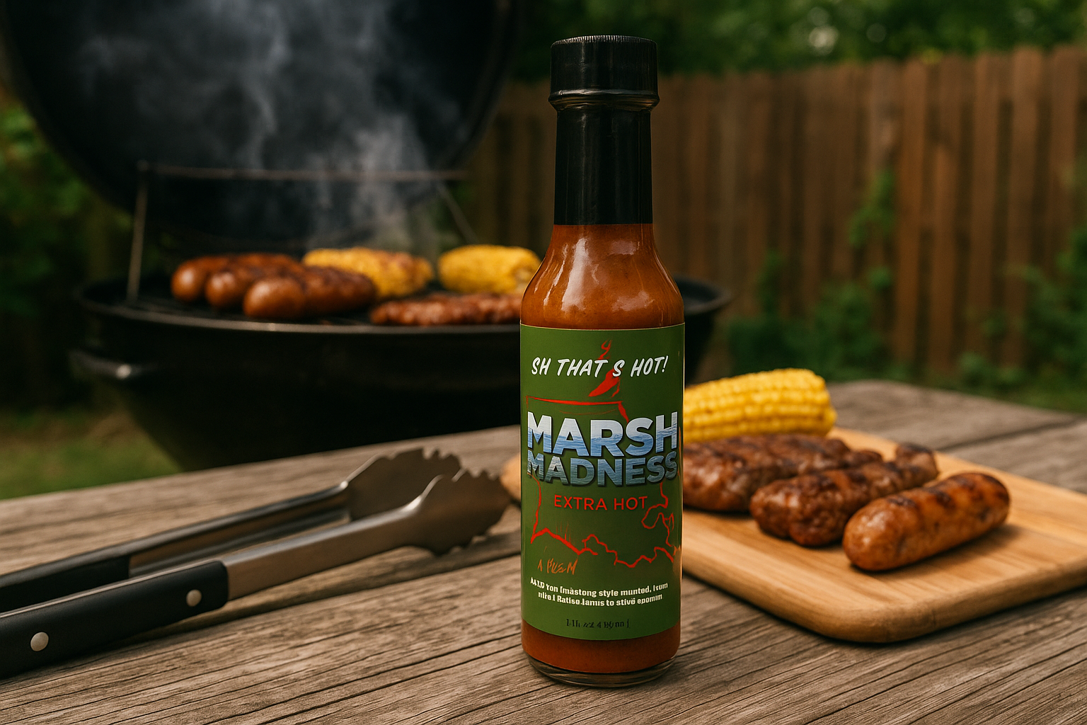 Outdoor BBQ Scene