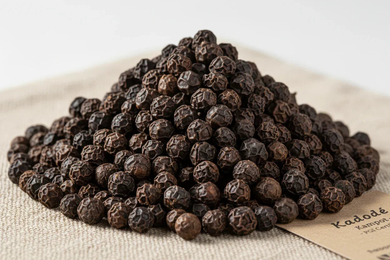 Kampot Black Pepper Macro