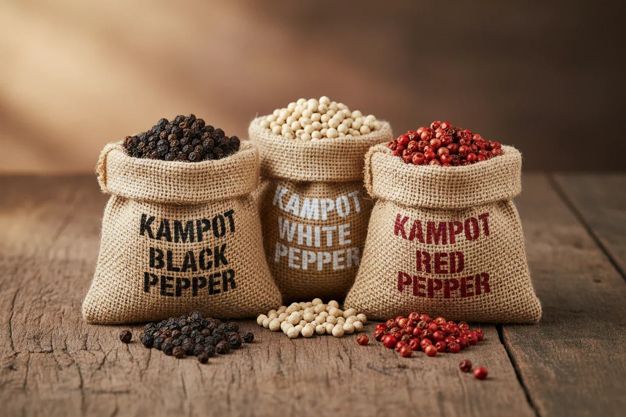 Kampot Pepper Trio Bundle