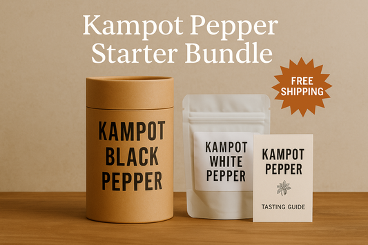 Kampot Pepper Starter Bundle - First Taste of Cambodia's Legendary Spice