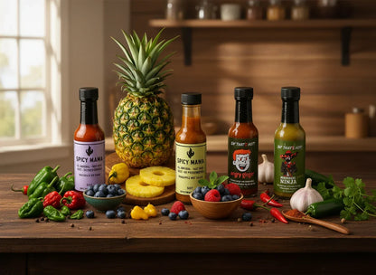 Kitchen Prep with 5 Bottles